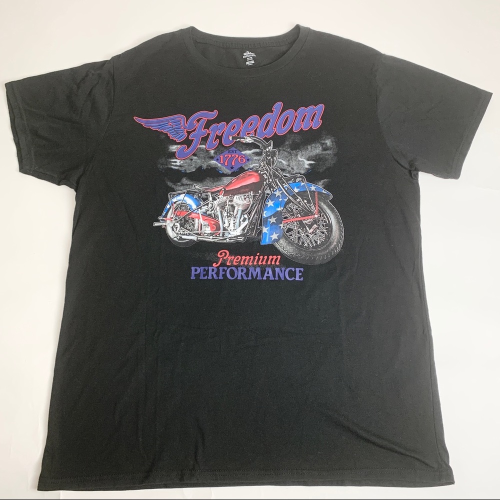 Freedom Motorcycle Graphic T-shirt XL